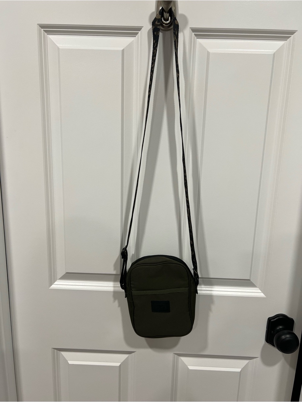 PINK Olive Green Crossbody Sling Bag